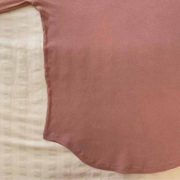 Athleta Cloudlight Rib Stratus Top in Mauve Pink - Picture 9 of 13